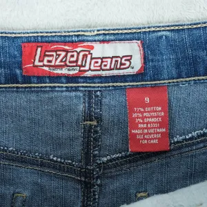 Lazer Jeans Skirt Womens Juniors 9 Demim Mini Skirt‎ Stretch Y2K thumbnail 6