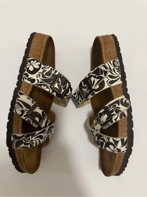 Birkenstock Salina Sandals Brown White Birkis Shoes Size 8 thumbnail 4