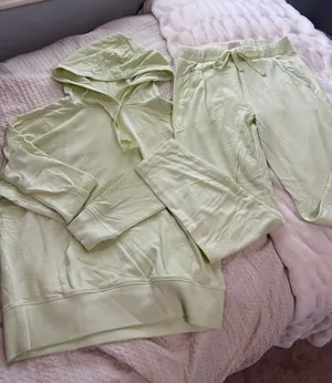 Loft Light Green Hoodie & Jogger Matching Set thumbnail 1
