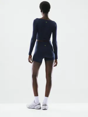 NWT Aritzia Golden BUTTER Focal Wrap Long sleeve Admiral L thumbnail 5