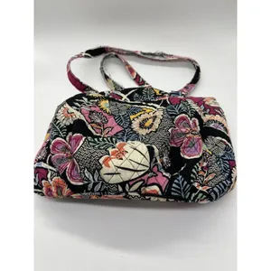 Vera Bradley Shoulder Bag Womens Medium Multicolor Quilted Floral Zip Pockets thumbnail 4