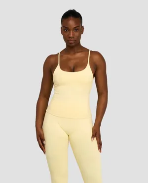 Thrivin ELEVATE™ SCULPTING SEAMLESS SCOOP NECK CAMI Yellow Size M thumbnail 3