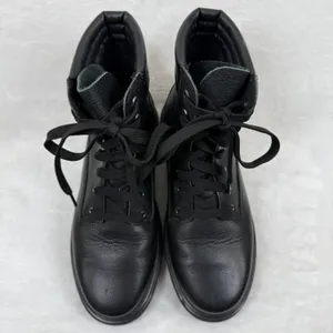 Timberland Ray City 6 Inch Black Leather Combat Boots‎ Womens 8.5 A2JNY ReBOTL thumbnail 3