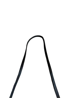 Coach Vintage Black Leather Flap Turnlock Shoulder Bag Adjustable Saddle Women's thumbnail 3