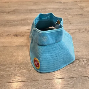 Banana Boat UPF 50+‎ Blue Terry Cloth Visor Hat One Size Adjust Sun Protection thumbnail 8