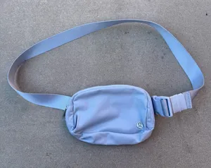 Lululemon Light Blue Adjustable Waist Front Pack Multi-Pocket Athleisure thumbnail 1