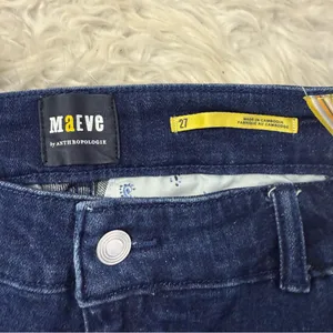 Maeve by Anthropologie The Essential Slim High-Rise Straight Jeans – Size 27 thumbnail 6