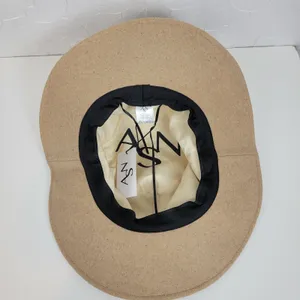 ASN Womens Harper Floppy Hat Tan Felt Packable Wide FabFitFun Boho NEW thumbnail 7