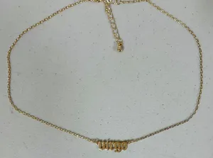 Gold ‘Virgo’ Astrology Zodiac Sign Charm Necklace Choker Jewelry ✨ thumbnail 5