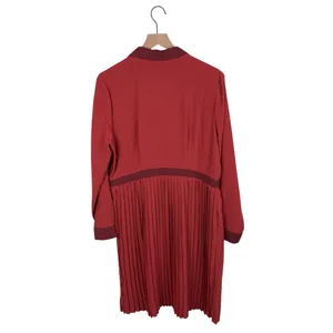 Modcloth Just My Typist Shirt Dress Women's Size XL Retro Secretary Pleated Twee thumbnail 3