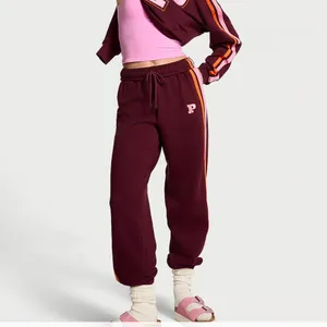 PINK Victoria's Secret Ivy Fleece Relaxed Sweatpants thumbnail 2