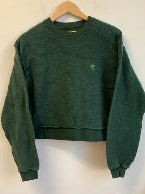 Peace Collective Women’s Crewneck Sweatshirt Made in Canada Green Size S thumbnail 1