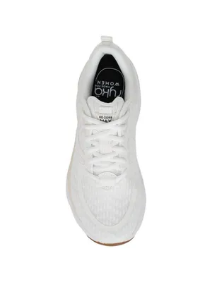 NWT Ryka Womens Rezorb Max Walking Shoes Mesh Fabric Sneakers Bright White 8.5M thumbnail 4