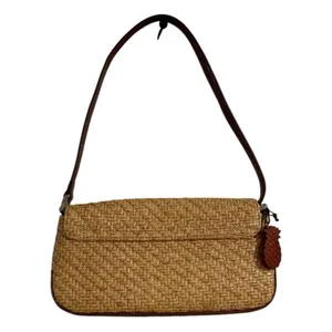 Liz claiborne wicker shoulder purse EUC thumbnail 9