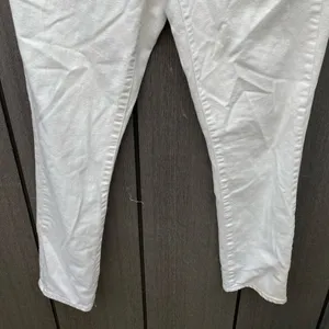 J. Crew‎ Ankle Toothpick Jeans White thumbnail 3