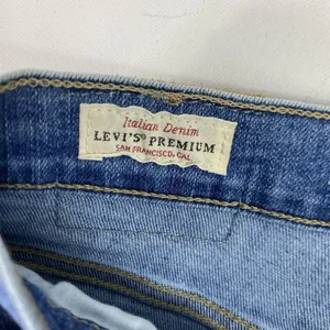 Levi's Mile High Super Skinny Jeans Womens 26 Blue‎ Medium Wash High Rise Denim thumbnail 5