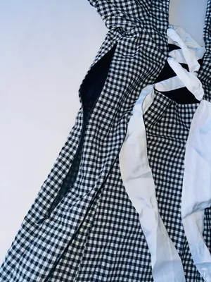 Zara Mini Gingham Dress thumbnail 6
