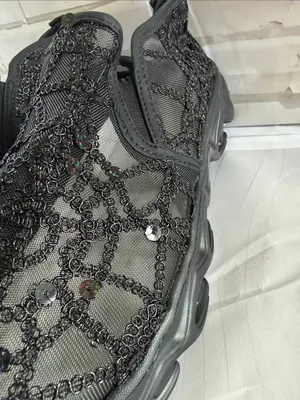 Source Unknown Black Beaded Mesh Slip-On Sneaker thumbnail 11