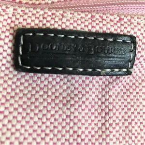 DOONEY & BOURKE Dark Grey Canvas Leather Trims Small Crossbody Bag thumbnail 13