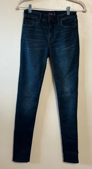 Abercrombie‎ & Fitch Women’s Jeans Harper Super Skinny Dark Wash Stretch Size 00 thumbnail 1