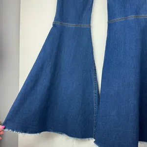 Free People Just Float On Flare Jeans Sz 26 Dark Wash Denim Stretch Western thumbnail 15