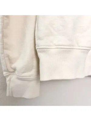 NEW Sporty & Rich Fitness Group Crewneck Sweatshirt M Off White Fleece Oversized thumbnail 13