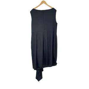 MAYES NYC Sleeveless Draped Black Dress‎ Size 18 Little Black Dress thumbnail 3