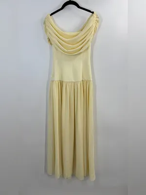 Lovers and Friends Blake Maxi Dress in Butter Yellow thumbnail 5