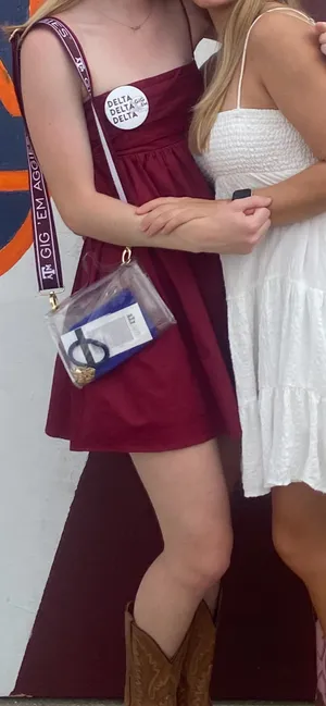 Boutique Maroon dress thumbnail 2