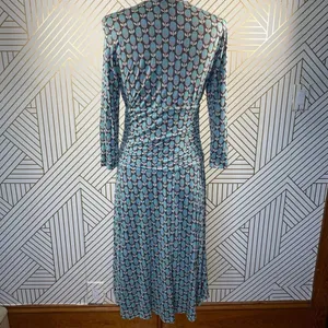 Boden‎ Jersey Floral Faux Wrap V-Neck Dress WH148 thumbnail 9