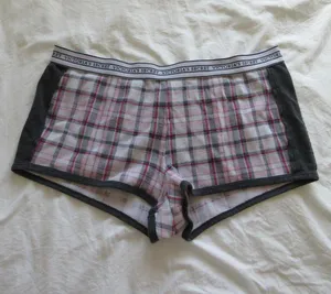 Victoria's Secret plaid boy shorts pj bottoms thumbnail 1