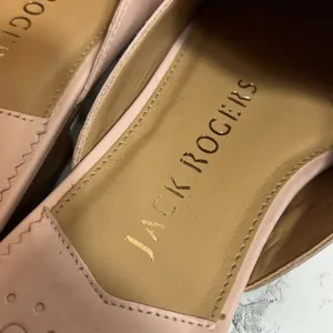 Jack Rogers Delaney‎ blush pink mules Sz 10 thumbnail 5