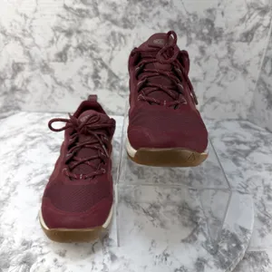 KEEN Explore Waterproof Hiking Shoes Size 7.5 Tawny Port Red Low Trail Sneakers thumbnail 3