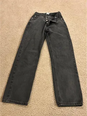 Princess Polly size 2 jeans dark wash bc19 thumbnail 1