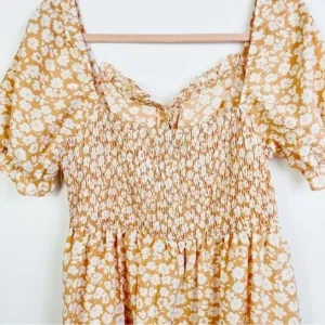 MISSGUIDED Tie‎ Bust Milkmaid Floral Dress Size 8 thumbnail 7