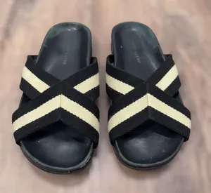 Jenni Kayne Cotton Crossover Sandals thumbnail 1