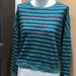 Sundry forever and ever striped sweatshirt thumbnail 2
