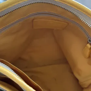 Coach Beige Crossbody Bag with Yellow Trim thumbnail 4