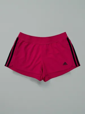 🏋🏻‍♀️ Adidas Athletic Shorts in Hot Pink w/ Black Stripes | Women’s Sz Sm thumbnail 2