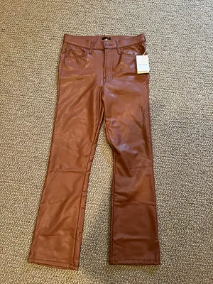 MOTHER Leather Jeans thumbnail 1