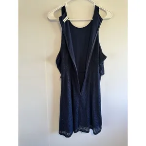 Abercrombie & Fitch Size L Blue Eyelet Dress Lace‎ thumbnail 11