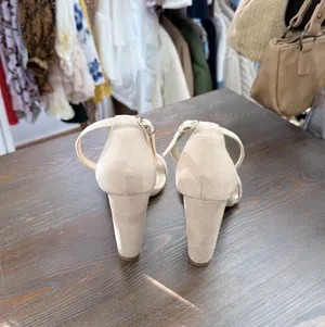 JustFab Nude Block Heels thumbnail 5