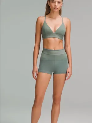 lululemon athletica Sage Green High-Rise Bike Shorts thumbnail 4