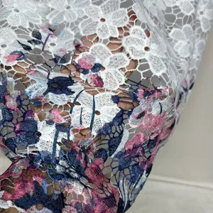 Ricki's Pink and White Lace Floral Tank Top thumbnail 3
