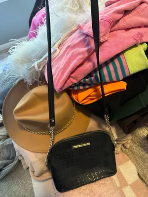 Steve Madden Purse Crossbody Black thumbnail 3