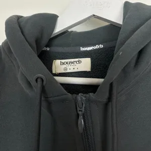 HOUSE OF CB Mirage Cotton Blend Hoodie in Slate Size X-Small thumbnail 8