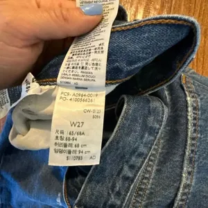 Levi’s low pro straight distressed dark wash jeans 27 thumbnail 11