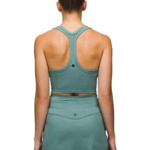 Prana Heavana Racerback Bralette Dusty Heather Large thumbnail 3