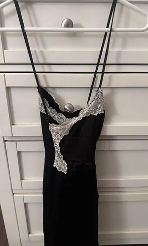 PacSun Black And White Lace Dress thumbnail 3