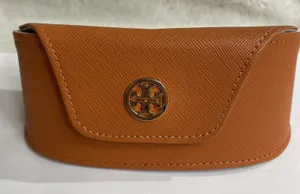 Tory Burch Orange Gold Logo Sunglasses Case Hard Sided thumbnail 1